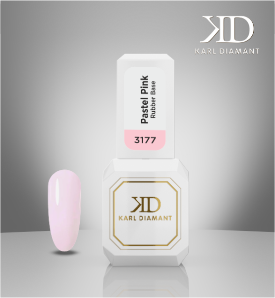 Karl Diamond Rubber Base Gel "Pastel Pink" 11 ml